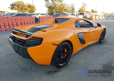 2016 Mclaren 650S z USA, uszkodzony, nr VIN SBM11FAA5GW006189